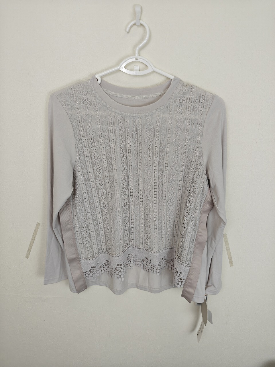 【RAVIE CREATION】レース長袖Tシャツ