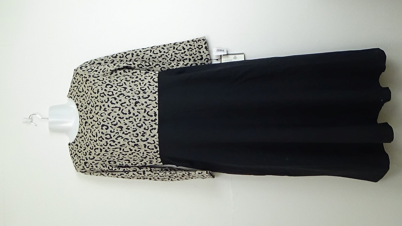 【GRAYISH】レオパード柄ロングワンピース 1