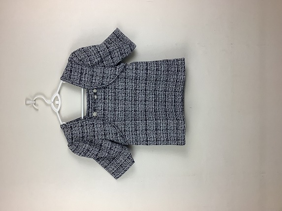 ビジューパワショルツイードトップス