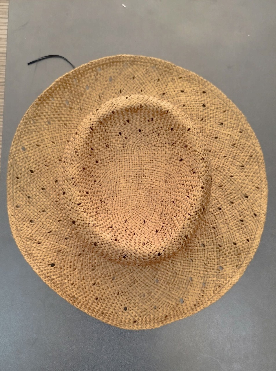 【Casselini】 麦わら帽子 ブラウン