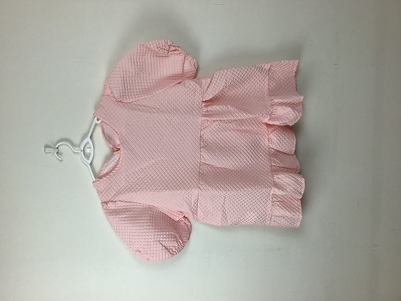 【Rodzina】 パフスリーブブラウス ピンク