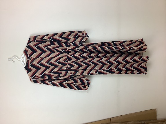 【Co パピエール】 幾何学柄プリントワンピース