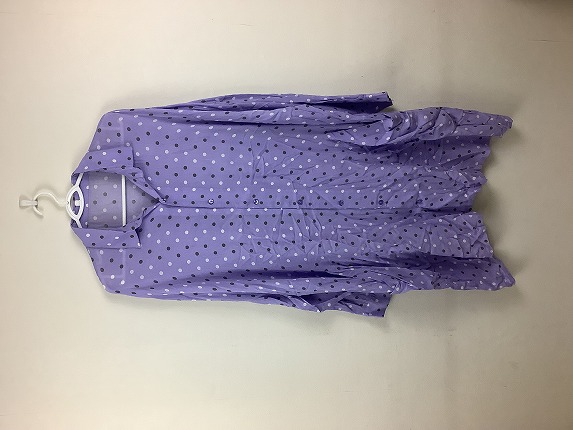 【AZUL BY MOUSSY】 ドット柄ルーズシャツ