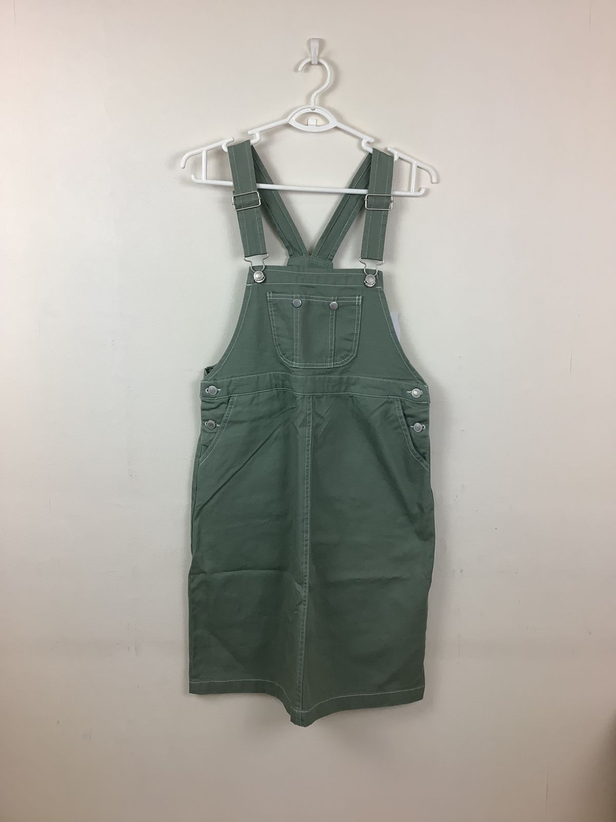 【Co パピエール】オーバーオールスカート ミント