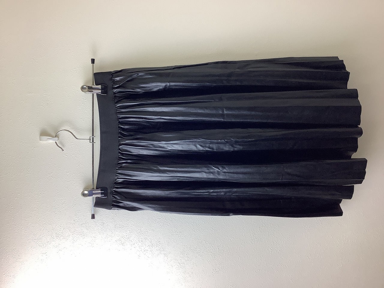 【Coquette】合皮スカ－ト　ブラック